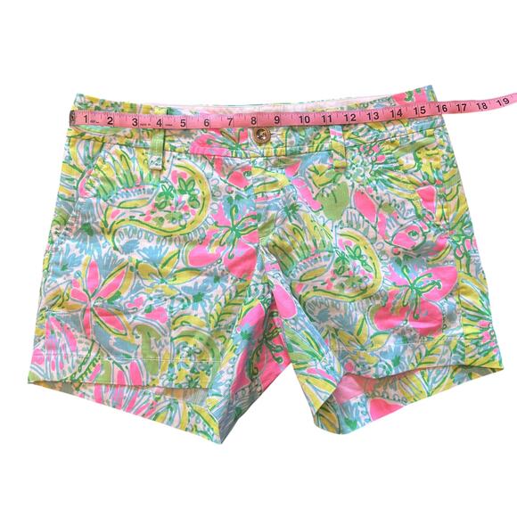 Lilly Pulitzer The Callahan Short Coconut Jungle Size 2 - Picture 9 of 11